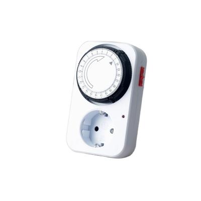 China EU Type TG-14A 220-240V 24 Hours Timer Switch Mechanical Time Switches Plug In TG-14A Socket for sale