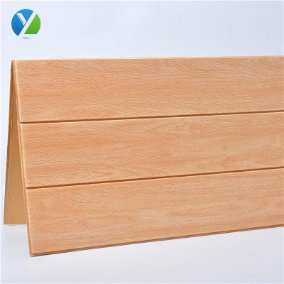 China Retro Pe 3d Adhesive Wallpaper Modern Foam Wallpaper Office 3d Wood Panel 3d Wall for sale