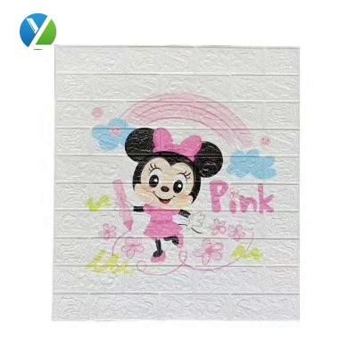 China 3d modern pegatinas peeled peel and stick wall art espuma 3d baby boy wall stickers wall panel for sale