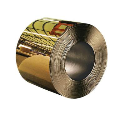 China Colored Cold Rolled Coil Stainless Steel Sheet 201 Brushed Mirror Colored Flat Coil 304 316 400 Stainless Steel Coil Stainless Steel Sheet for sale