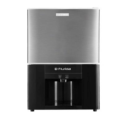 China Hotel Flurida Portable Ice and Water Dispenser Countertop FD Ice Maker with Water Dispenser FDFD1050 for sale