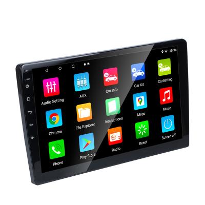 China 10 Inch Universal 1+16G Slim Android 9.1 Mirror Link Car Radios With Reverse Camera And GPS System Car DVD Player for sale