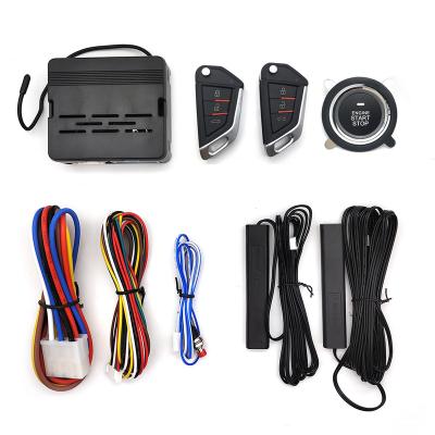 China Password Enter Universal Anti-theft Push Button Engine Car Alarm System Car Security Keyless Entry System for sale