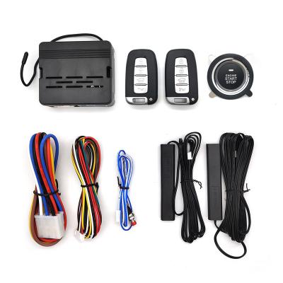 China Password Enter Physics Push To Start Engine Ignition Button Remote Start Car Alarm System for sale