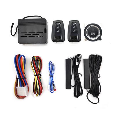 China Password Enter Push Button Start Stop Starter Car Alarm Remote Push To Start Keyless Entry System for sale