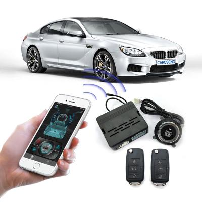 China Password Enter Phone App Control PKE Entry Car Security System With Button Starter Stop for sale