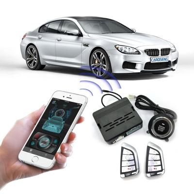 China Password Enter Smart Phone App REMOTE START STOP Engine Ignition Remote Control Car Alarms System for sale