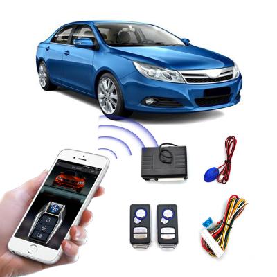 China Vibration Alarm Smart Phone APP Remote Control Anti-hijacking Central Locking System with Car Alarms for sale