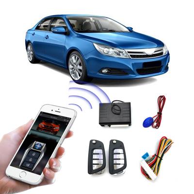 China Wholesale vibration alarm easy install smart bluetoh keyless entry car alarms system with shake key with remote trunk release for sale