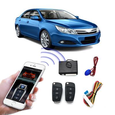 China DropShipping Two Ways Vibration Alarm Remote Central Car Alarms Door Locking Opening Keyless Vehicle Entry System Kit for sale