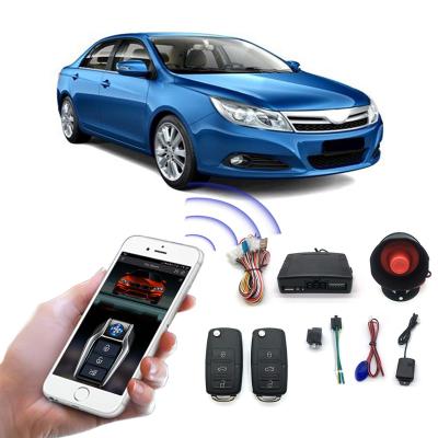 China Universal Remote Control Vibration Alarm 12V Switch Mobile Phone APP Car Alarms for sale