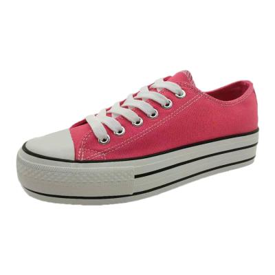 China Fashion Trend Women Sneakers Candy Color Canvas High Top Casual Shoes Low Top Vulcanize for sale