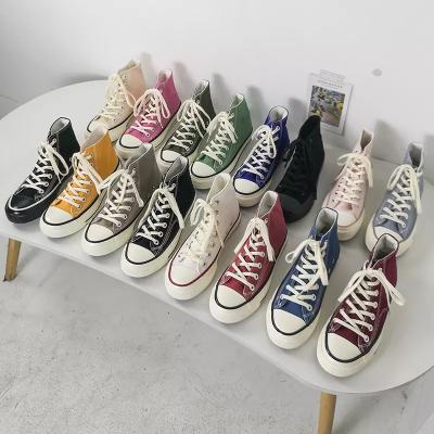 China Fashion Trend High Fashion Trend OEM And ODM Custom Canvas High Top Sneakers for sale