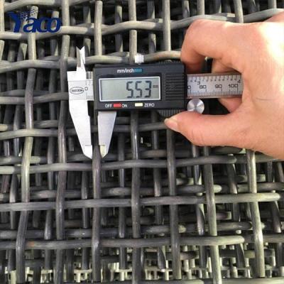 China Corrosion Resistance 65Mn 45 Spring Wire Crimped Wire Mesh 19mm Sand Stone Mining Woven Quarry Screen Mesh for sale