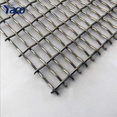 China Plain Weave 304 316 Stainless Steel Crimped Wire Mesh High Tensile Wire Screen Mesh Crimped Wire Mesh Filter Screen To Australia for sale