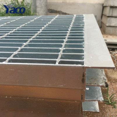 China Industrial Smooth Surface Floor Grating 304 316 Stainless Steel Bar Grating Walkway for sale