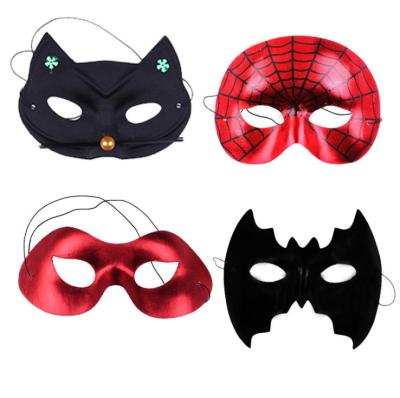 China Halloween mask toys men and women cartoon Spiderman bat man kindergarten dance creative eco-friendly mask for sale