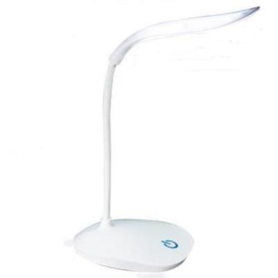 China Eco-friendly LED Desk Lamp With Goose Neck Adjustable Study Table Rechargeable Eye-care Lamp for sale