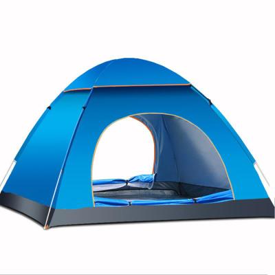 China Hot Sale UV-Resistant Outdoor Portable Waterproof 3-4 Persons Automatic Camping Tent For Outdoor Activities for sale