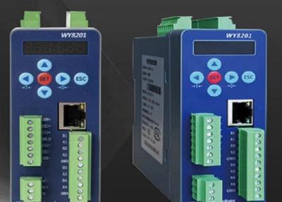 China WY8201 Blue Weighing Controller For Wheat Weighing Batching IP65 With A/D Chip DC24V 18-36V for sale