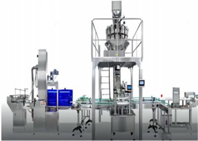 China MY-GZX-KL 1 Head 10KW automatic Particle Filling Machine Production Line ± 1-2% For Candy Nuts 20-40 Bottles/minute for sale