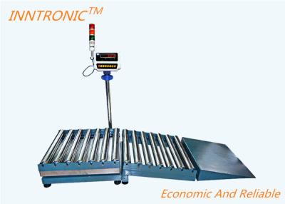 China RC6060 Stainless steel SS304 Industry Roller Conveyor Weight Scale with ramp IP66 RS485 500kg With LED Display for sale