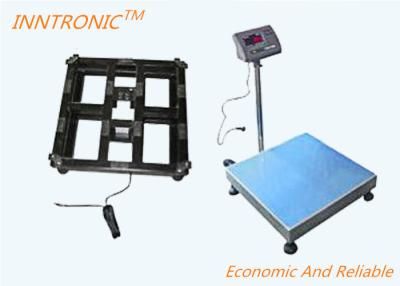 China INBS-A-300kg 600 Lb Mild Steel Industry Weighing Scale Heavy Duty blue Platform scale with indicator AC 220V / 50Hz for sale