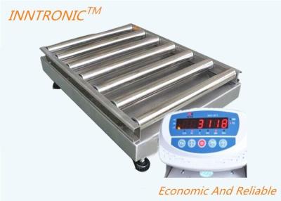 China Roller Conveyor Scale 600kg C3 Heavy Duty Gravity Roller 600*600CM 2 4GHZ with indicator display for sale