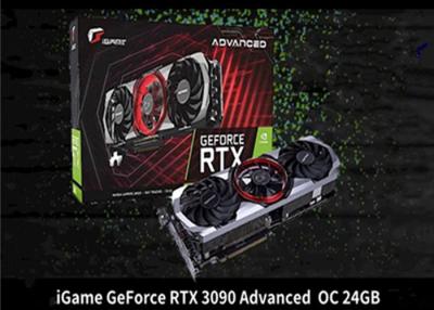 Chine d'iGame nouvelle OC 24G carte graphique avancée d'E-jeu d'ordinateur de bureau de GeForce RTX3090 avec trois fans à vendre