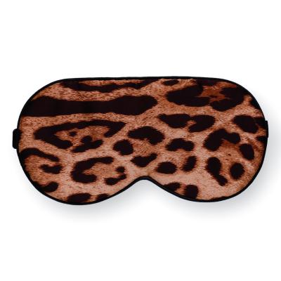 China Hot Sale Adult 100% Mulberry Silk Eye Mask For Night Sleep Floral Eye Cover Blindfold for sale