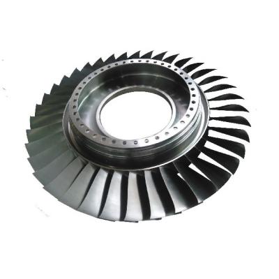 China Customized Manufacturer Aluminum 5 Shaft Simultaneous CNC Machined Titanium Turbine Blisk Impeller for sale