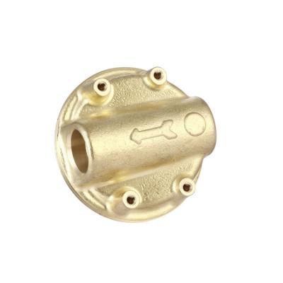 China Industrial Equipment Factory Pump Brass Valve Accessories Custom Casting CNC Machining Brass Forged For Water And Heating System Stream Control for sale