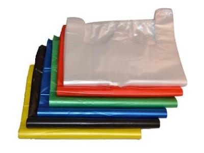 China High Quality Printing HDPE and LDPE plastic t-shirt bag on roll for sale