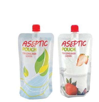 China custom design Laminated Material  standing up Plastic spout pouch for Liquid for sale