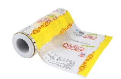 China Full Printing BOPP Plastic Food Wrapping Cookie Roll Film Stock for sale