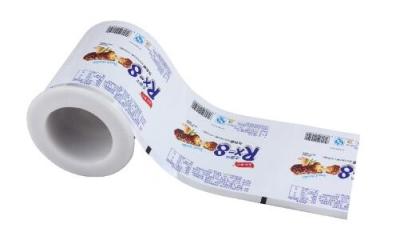 China Laminated plastic package film roll gravure printing handling PET/PE laminating film roll for food packaging for sale