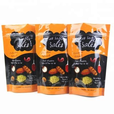 China Best Selling Plastic Food Packaging k And Tear Notch Top Custom Printed Mylar Bags for sale