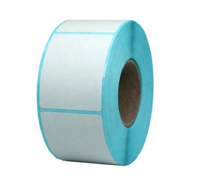 China self adhesive thermal paper thermal top or eco thermal label printing direct thermal label for sale