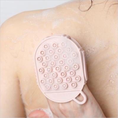 China EXFOLIATING Exfoliating Dual Texture Bath Gloves For Shower Spa Massage And Body Scrubs for sale