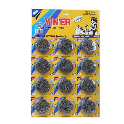 China Newest Viable Cheap Price 40 Sets YINER 18g Stainless Steel Customization Sale Service Supplied 410 Scrubber for sale