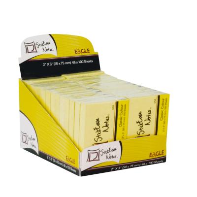 China Self Adhesive Classic Sticky Notes Self-stick Notes Display Box Packing D656 for sale