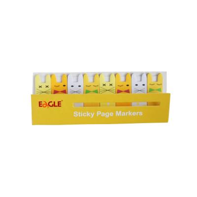 China Eagle Hot Sell Sticky Page Self Adhesive Markers or Sticky Notes for School Stationery for sale