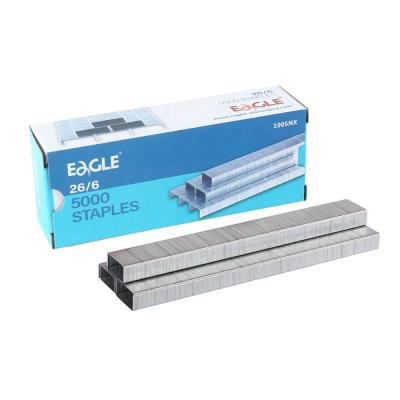 China 5000 PCS SIZE 26/6 STAPLES Metal Manufacturer Low Price FOR OFFICE STAPLES Paper Document for sale