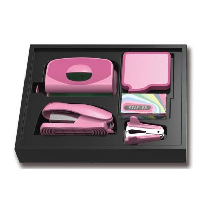 China Eagle Color Stationery Set Includes Stapler and Punch for Office Used J51255C for sale