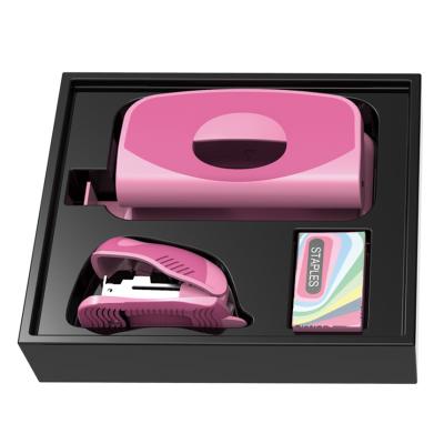 China Eagle Color Stationery Set Includes Stapler and Punch for Office Used J50273C for sale