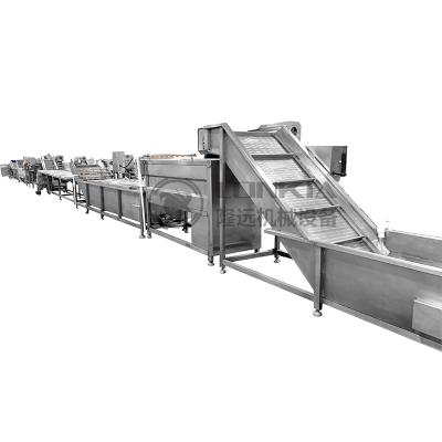 China Salad vegetable washing and cutting line leaf vegetable processing line for sale