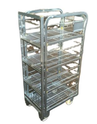 China New Arrival Metal Aluminum Storage Cage Roll Container for sale