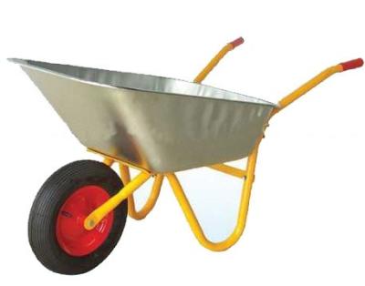 China China factory plastic wheel barrow with galvanized tray for sale