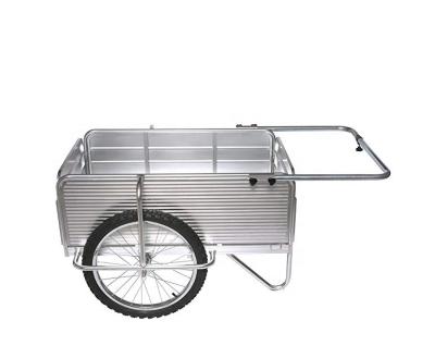 China Heavy Duty Aluminum Tools Yard Cart With Removable Panels for sale