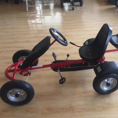 China Easy Movable Four Wheel Beach Toy Cart Adult Pedal Go Cart for sale